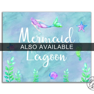 Mermaid Name Game & Name Tags, Printable What Is Your Mermaid Name Party Game Pack, Mermaid Birthday Party Pdf Jpg INSTANT DOWNLOAD image 9