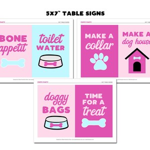 Printable Puppy Party Decorations