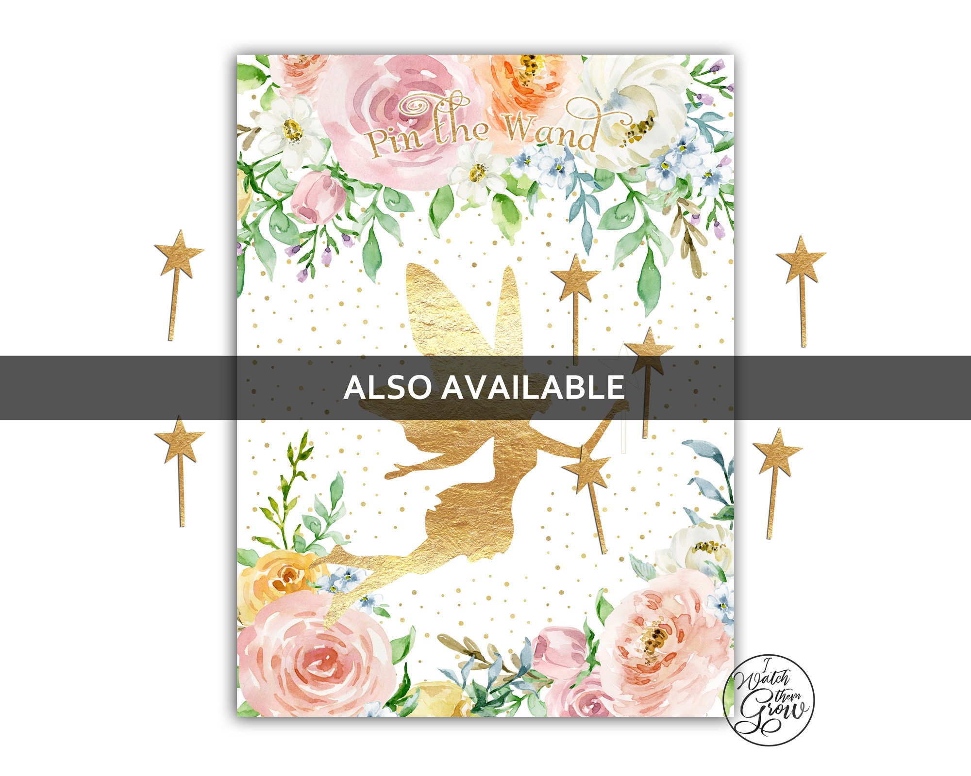 Editable Fairy Scavenger Hunt Game, Printable Fairy Party Game, Fairy ...