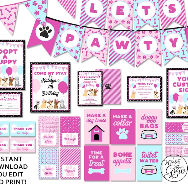 Puppy Party Decor - Etsy