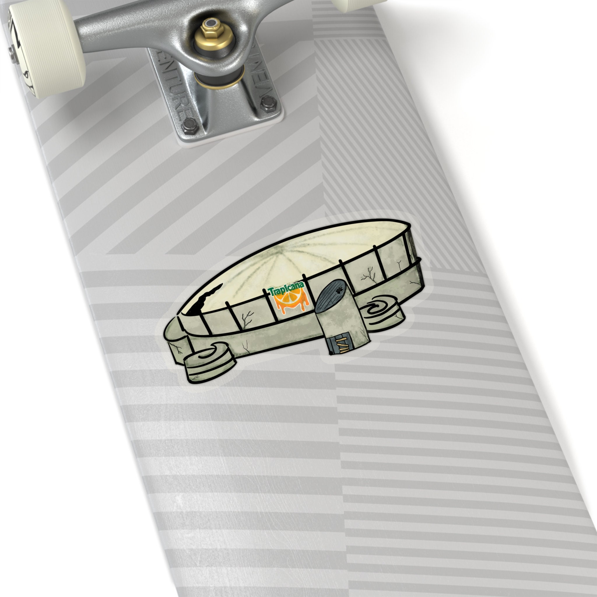 Trapicana Field Sticker Tampa Bay Baseball for Laptop, Phone, Tablet ...