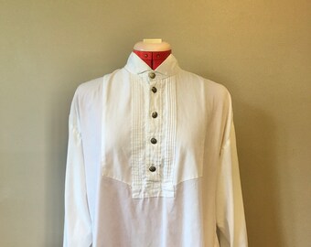 Half Button Shirt Etsy