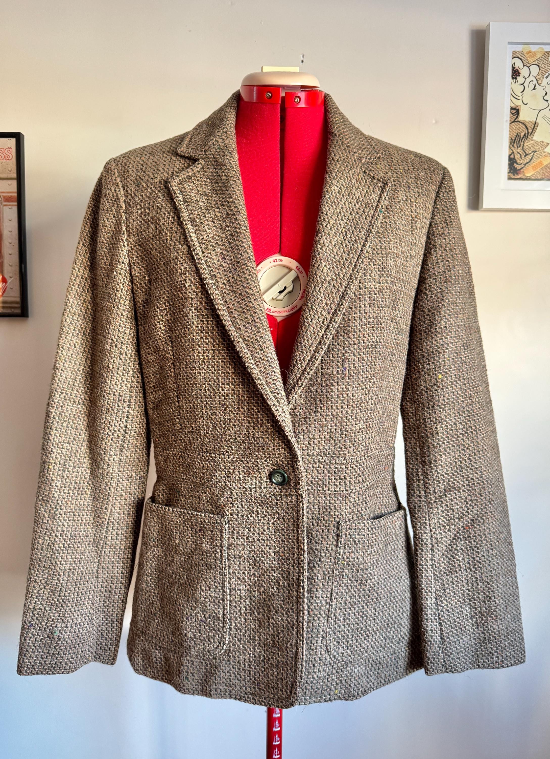 Harris Tweed Jacket - Etsy Canada