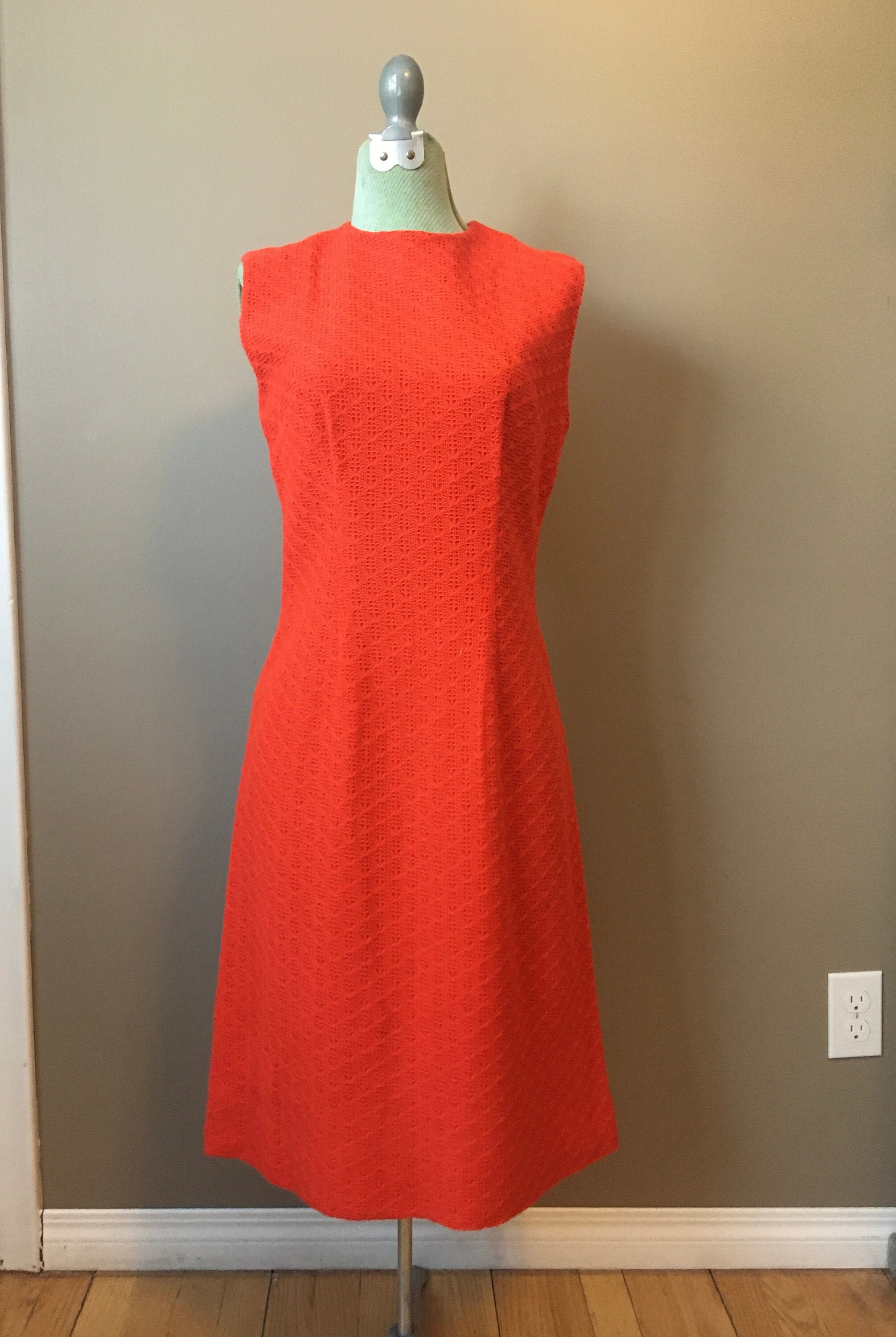 1960s Orangey Red Shift/ 1960s 