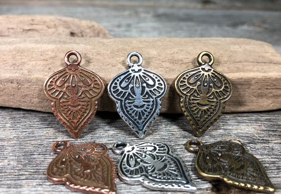 Wholesale Pewter Antiqued Heart Charms for Jewelry Making - TierraCast
