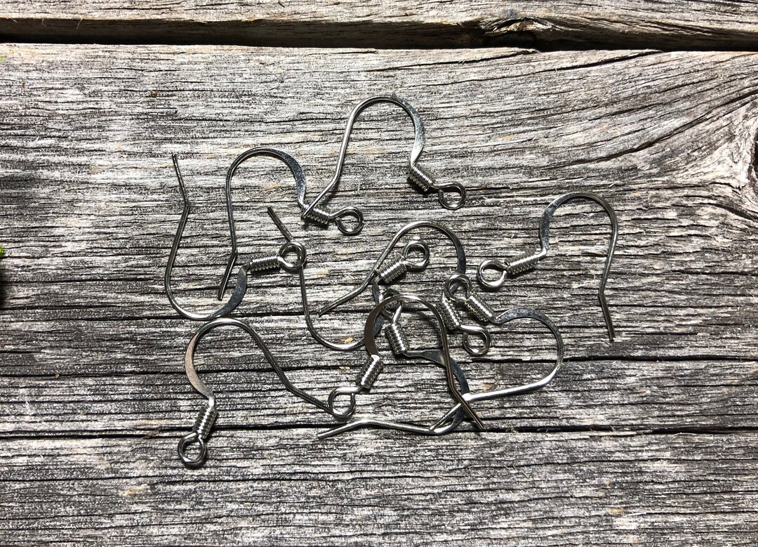 thumbnail image 2 of MD Findings Ear Wire Hooks - Plated Gold, Silver, Brass, Bronze, Black - US Seller 2 of 5