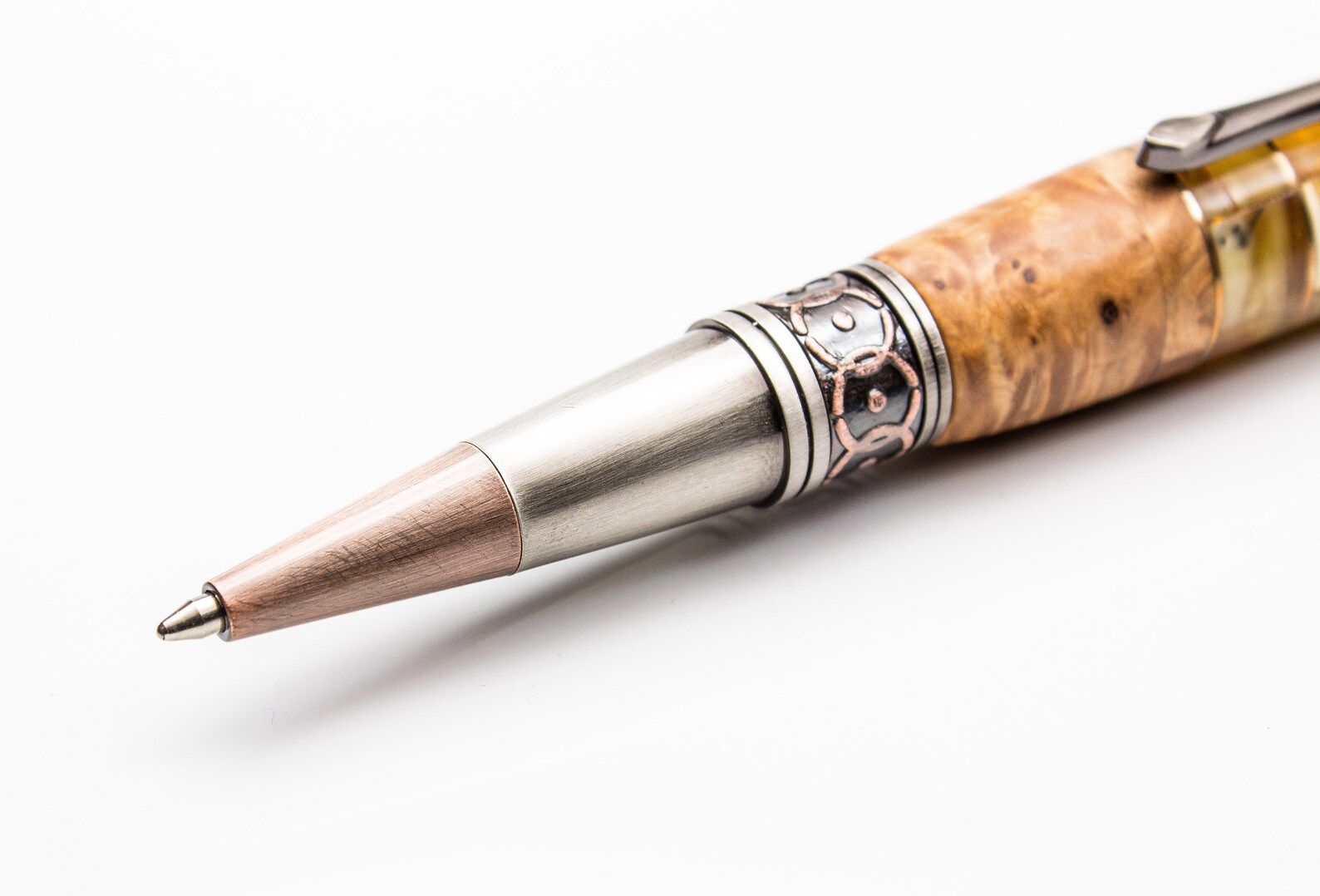 Handcrafted Wooden Pen Hand Turned Birch Burl & AmberCustom Etsy