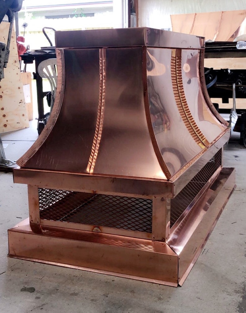 Briton Copper Chimney Cap Etsy