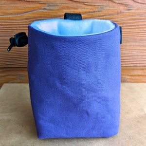 Purple Custom Chalk Bag | Zero Waste | Photo Rock Climbing Gift