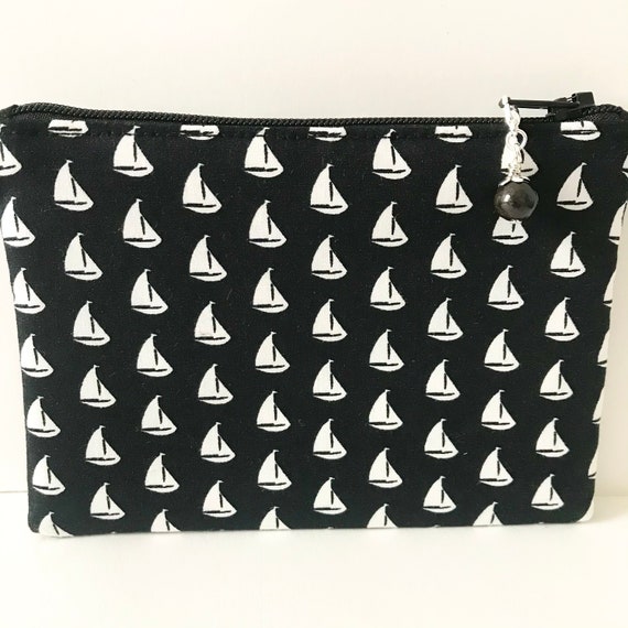 Purse & Agate Bead Boats Purse Sailing Boat Giftetsy Coin Etsy New