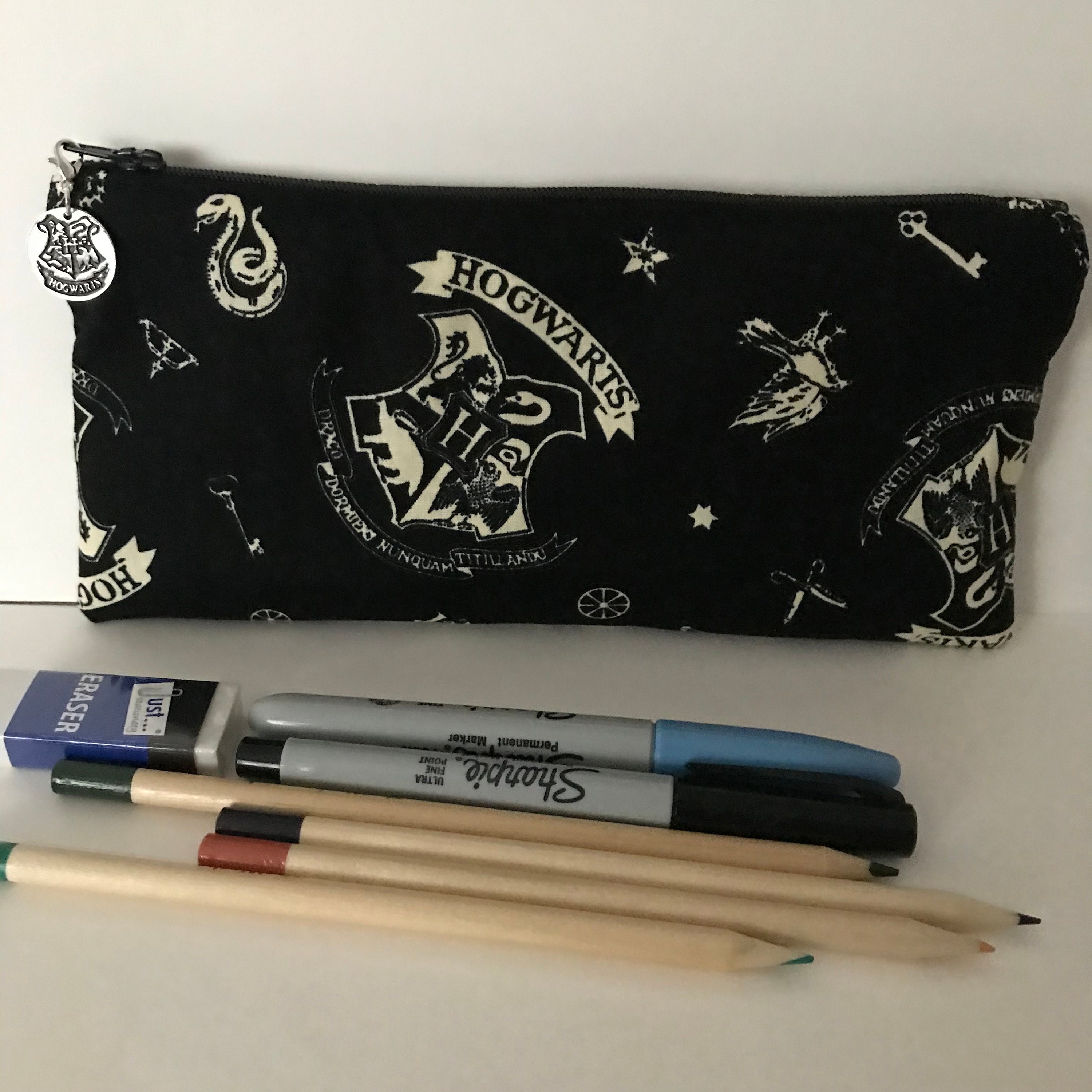 Harry Potter hogwarts pencil case made from licensed Harry Etsy