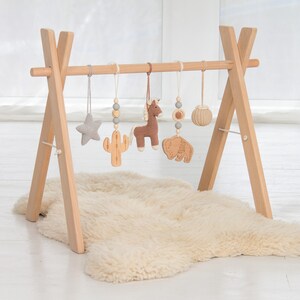baby play mat wooden