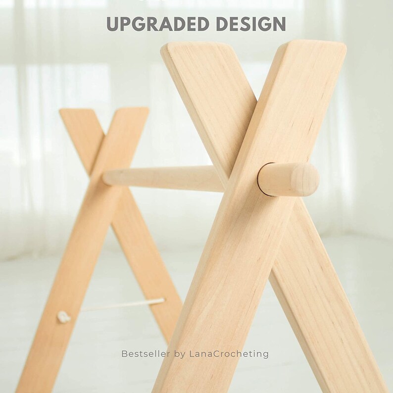 Wooden baby gym frame foldable play gym activity gym gender Etsy