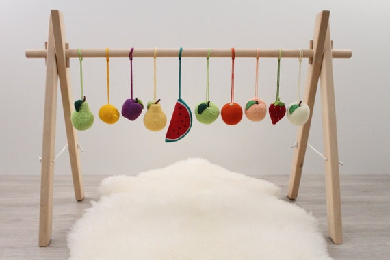 wooden baby gym etsy