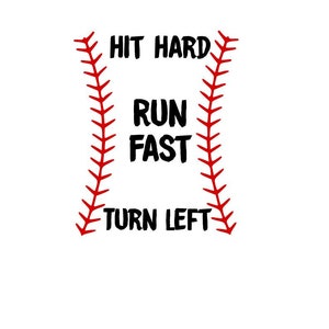 Honkbal SVG; T-Ball SVG; Hit hardlopen snel linksaf SVG; SVG-bestand; DXF-bestand; PNG-bestand; cricut bestand; silhouet bestand