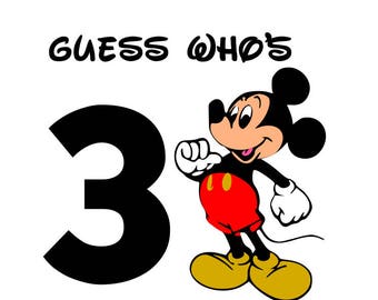 Download Mickey birthday svg | Etsy