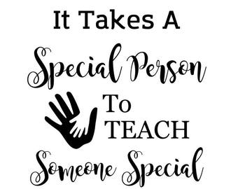 Download Special education teacher svg | Etsy