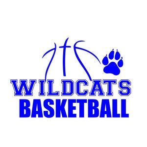 Wildcats basketball svg;  Basketball Svg; svg file; dxf file; png file