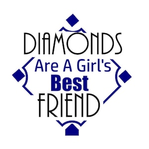 Diamonds Are A girl&#39;s best friend; baseball svg; svg file; dxf file; png file