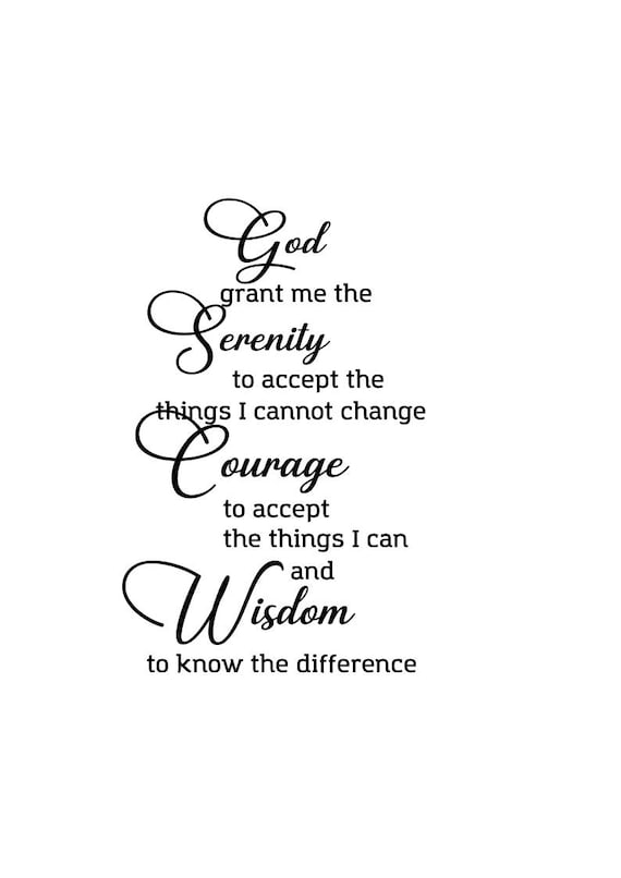 God Grant The Serenity Prayer Free Photos
