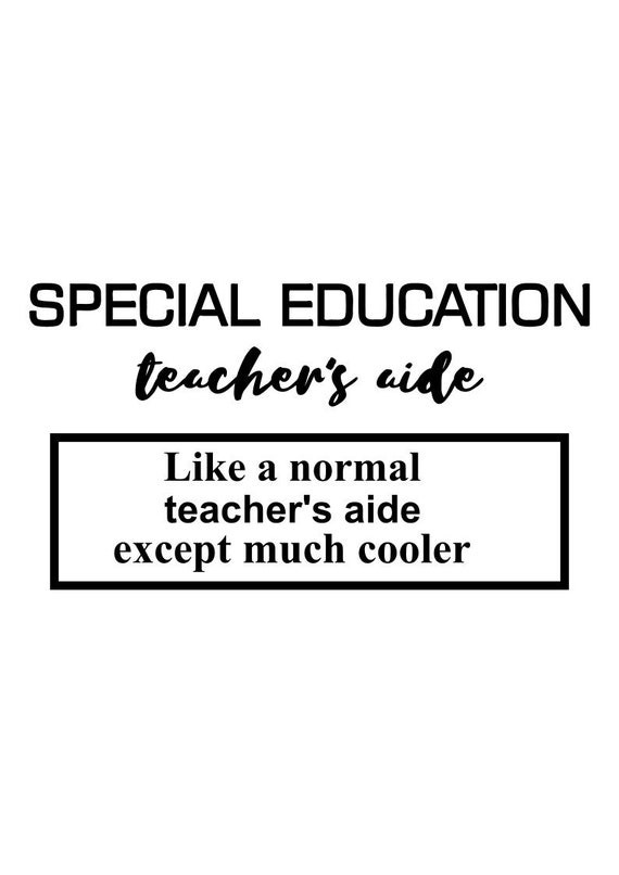 Download Special Education Teacher S Aide Svg Etsy