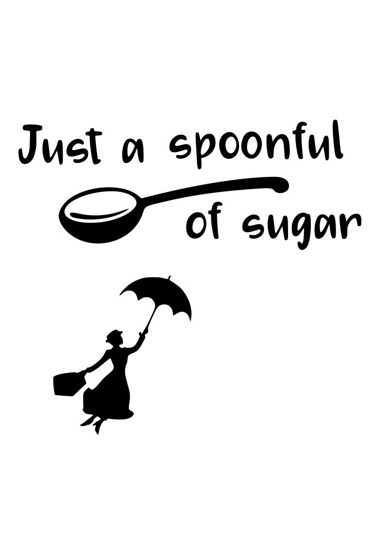 Kitchen Aid svg Just a spoonful of sugar svg svg file dxf Etsy