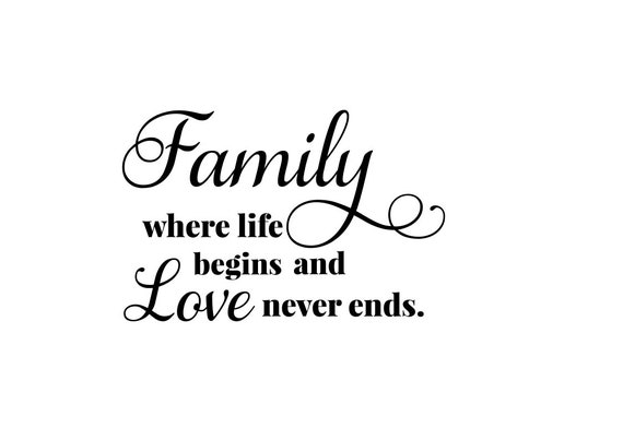 Download Family Svg Family where life begins and love never ends ...