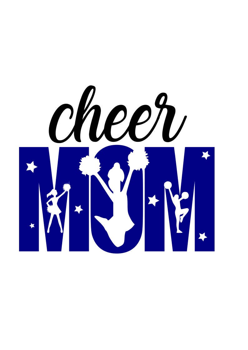 Download Cheer mom svg Mom svg cheerleader cutout svg file dxf | Etsy