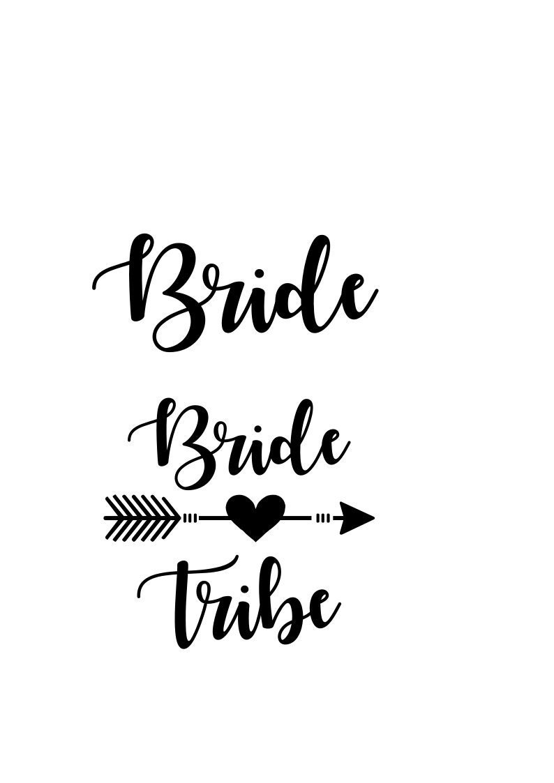 Download Bride svg Bride Tribe svg Bachelorette Party svg svg file ...