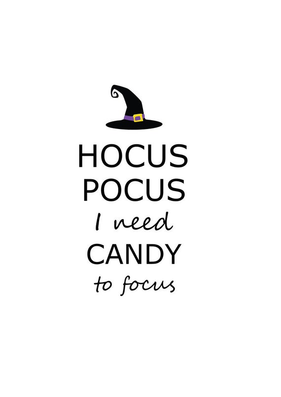 Download Halloween Svg Hocus Pocus I Need Candy To Focus Svg Svg Etsy