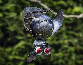 Hanging Bat Tealight Lantern