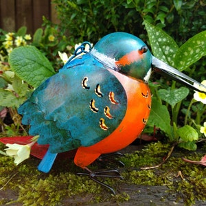 Kingfisher Tea light Candle Holder / Incense Burner Indoor / Outdoor image 7