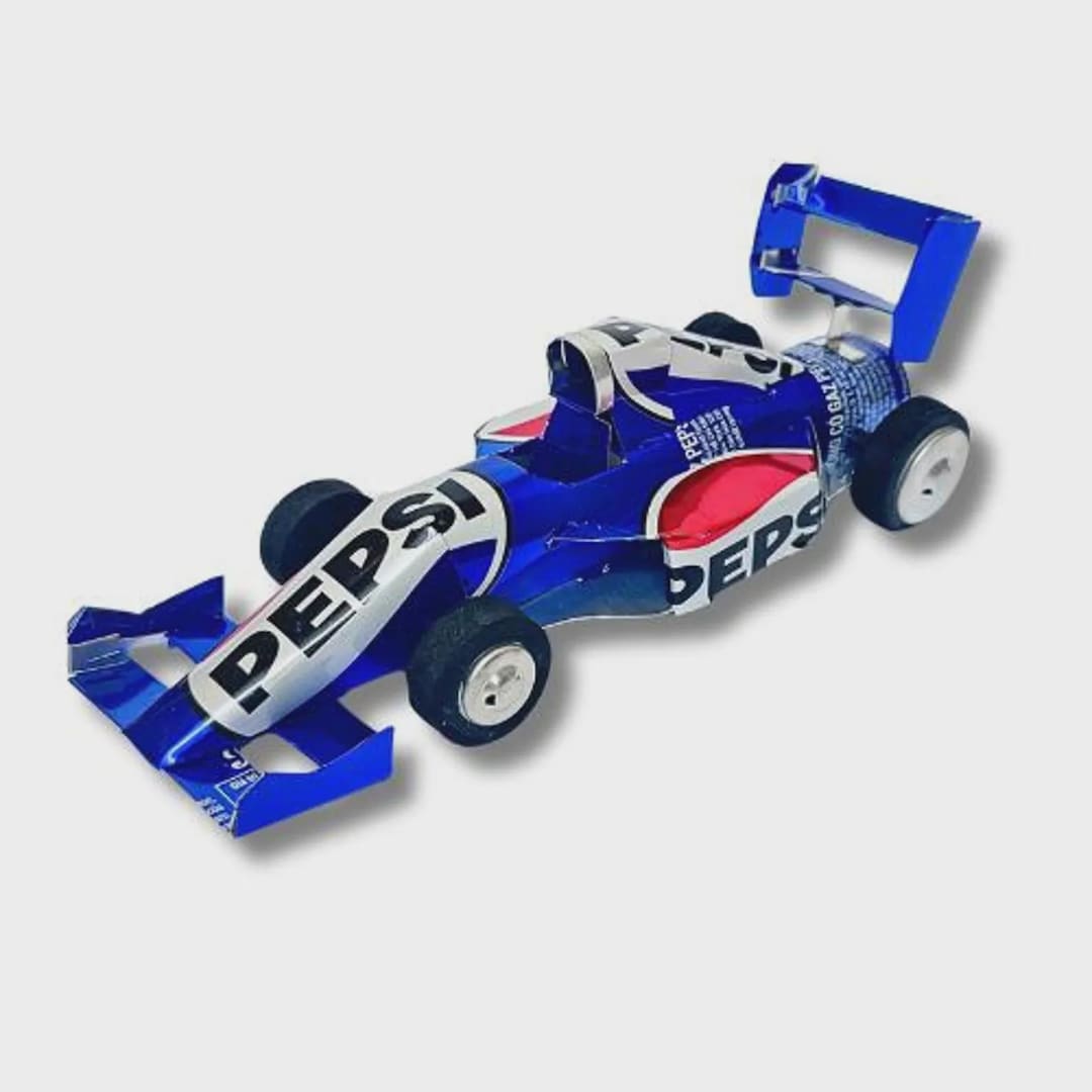 Recycled Pepsi Tin Can Model - F1 Car - Etsy
