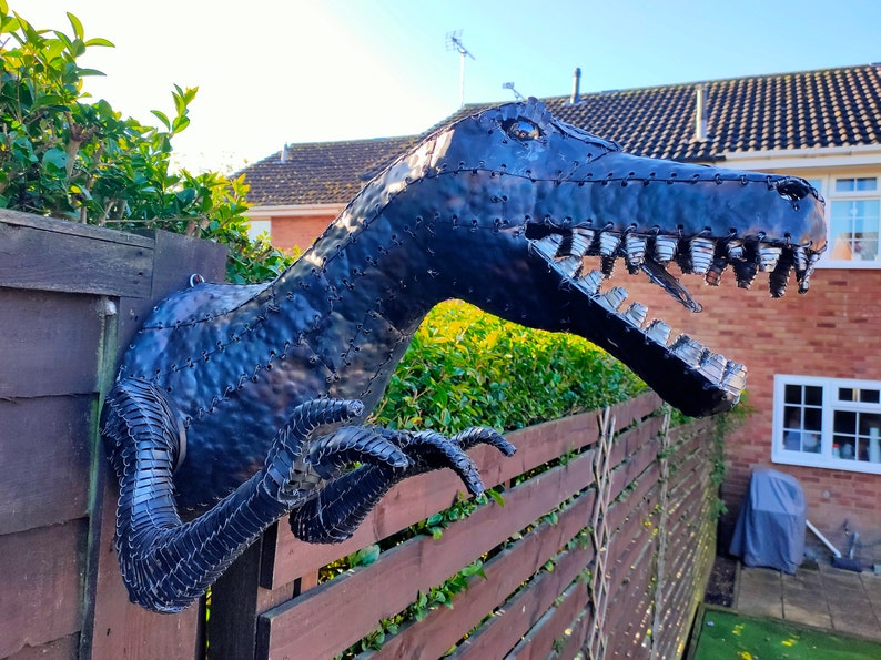 Scrap Metal Dinosaur Wall Art / Lamp Shade Etsy