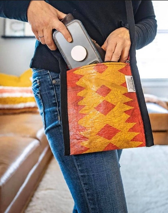 handbags made from recycled plastic bags