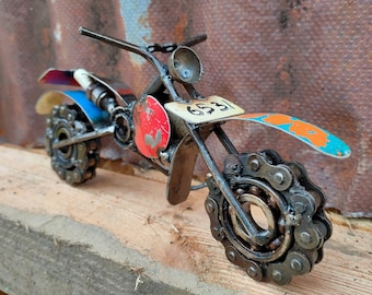 Upcycled Scrambler Motorbike