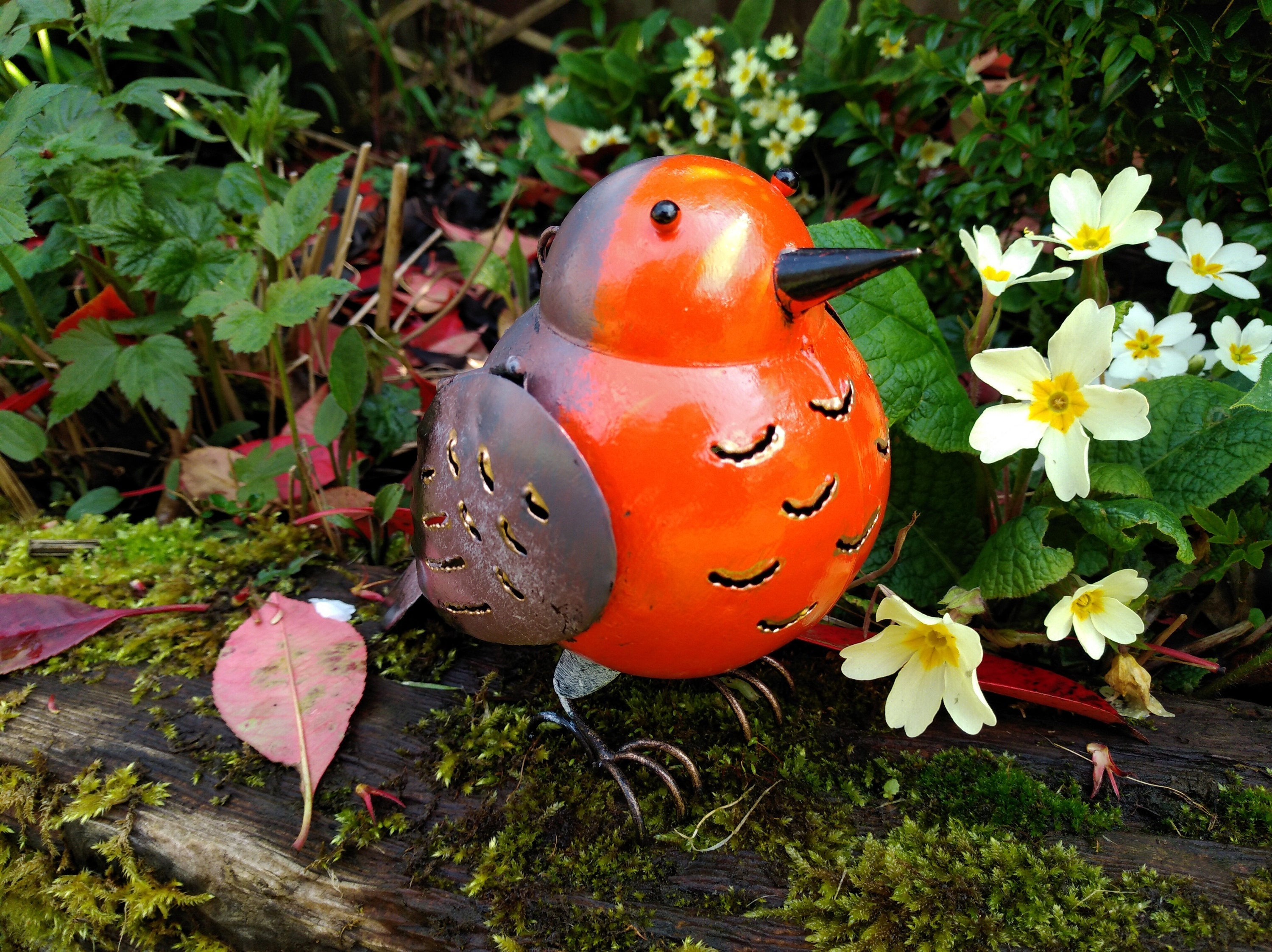 Robin Garden Tea Light Holder / Incense Burner British Birds Etsy UK