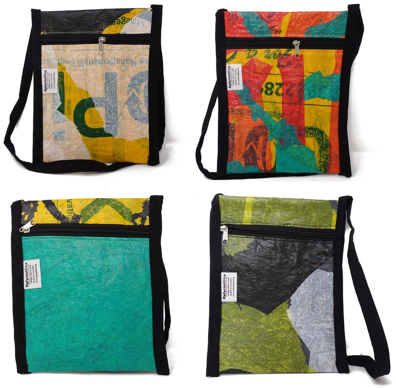 Crossbody Bag Made From Recycled Plastic Bags julia Etsy