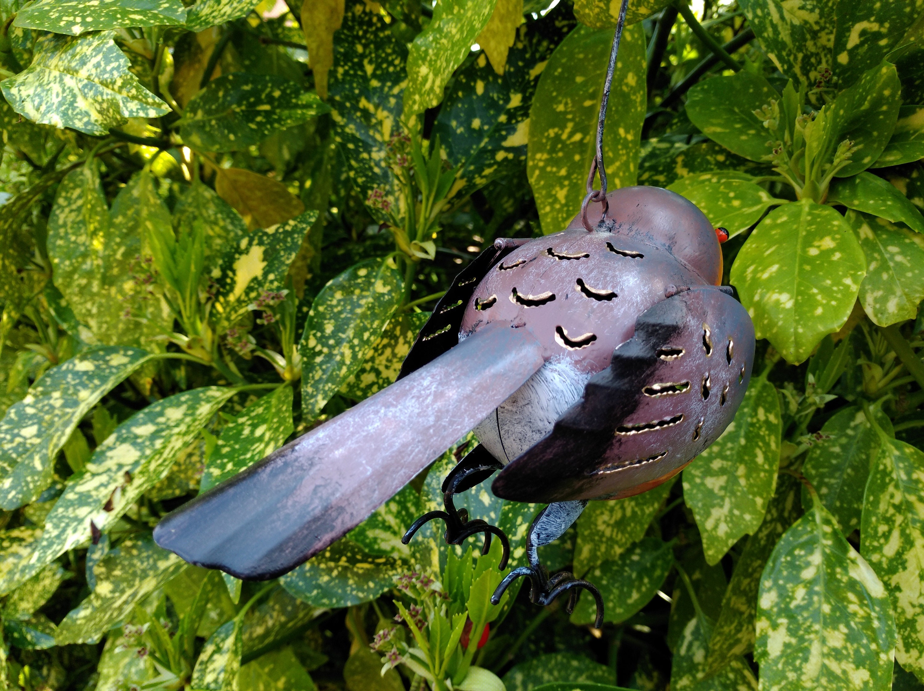 Robin Garden Tea Light Holder / Incense Burner British Birds Etsy UK