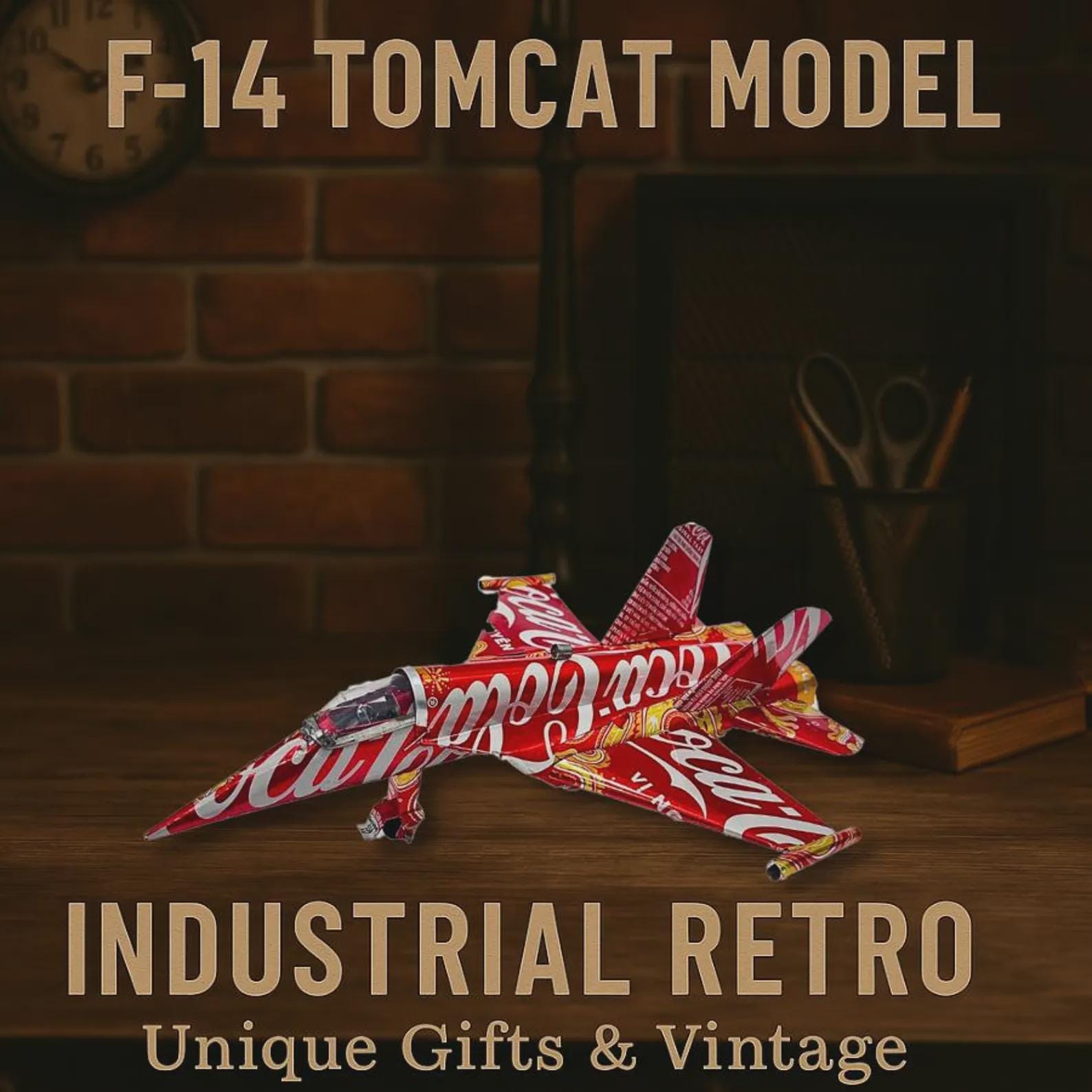 Coke / Coca-cola Fighter Jet - Recycled Tin Can Model - Etsy