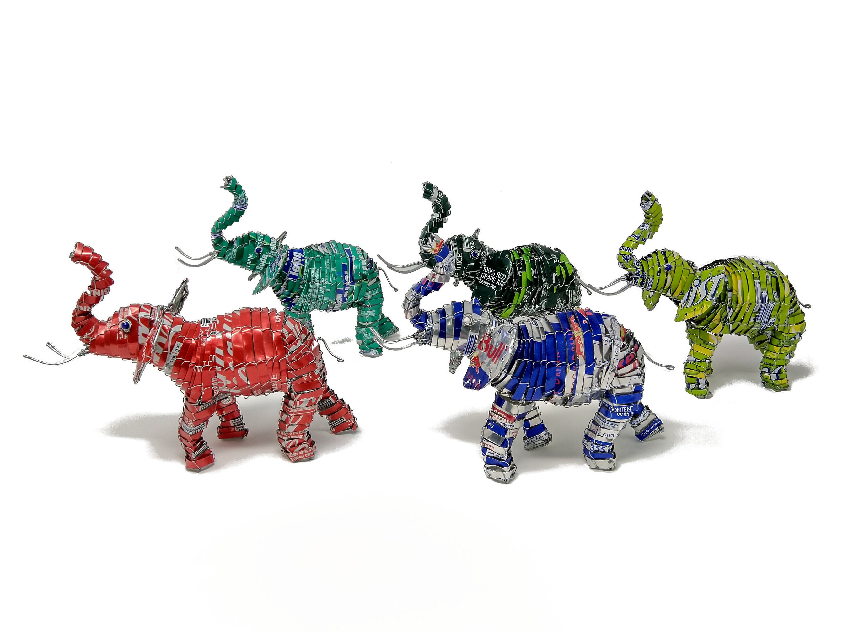 Recycled ElephantTin Can Model (Small)