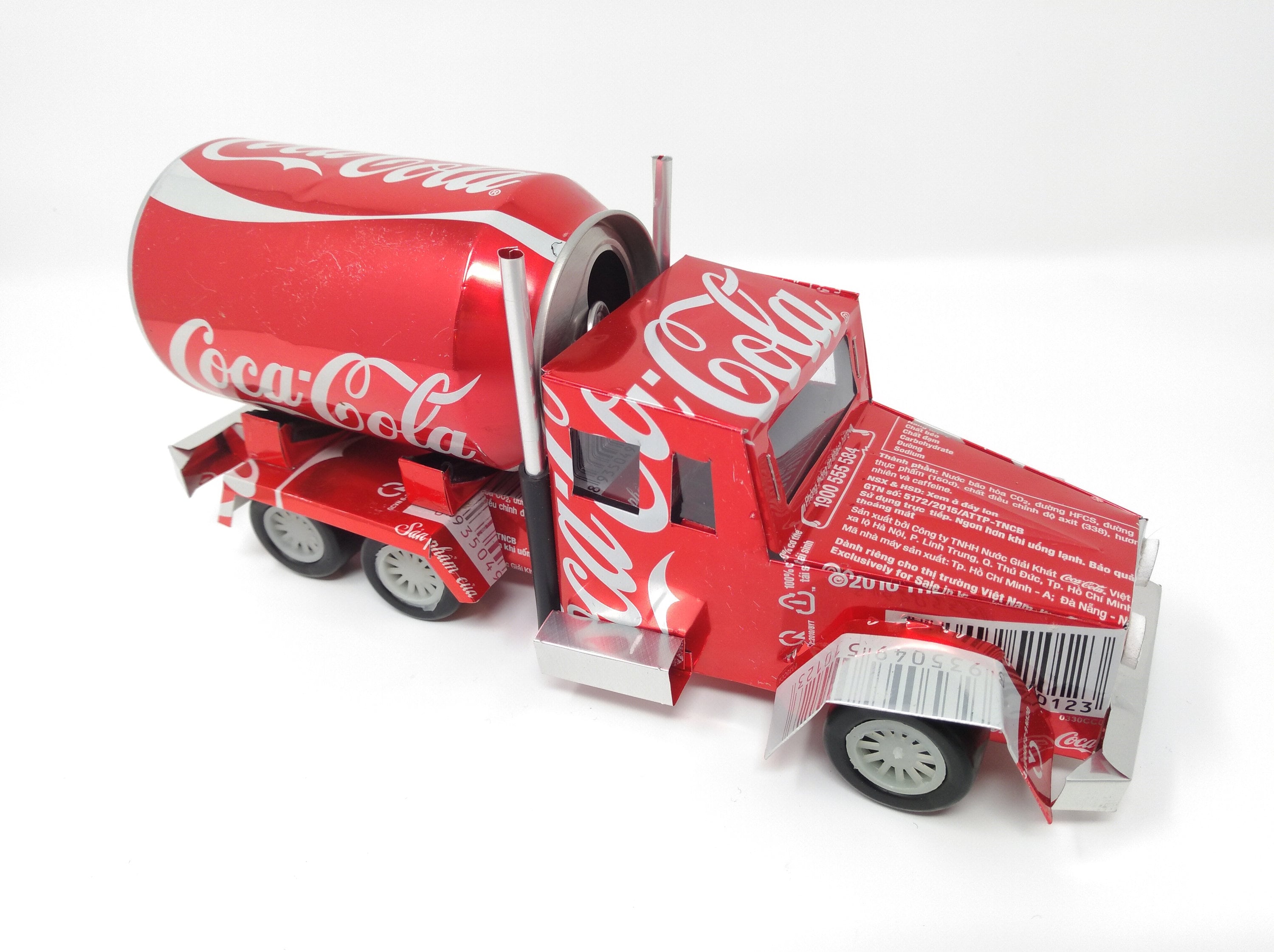 Recycled Coca-cola Truck Tin Can Model - Etsy
