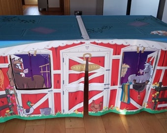 Pony Horse Stables Kids Table Den Play Tent Kids Tent