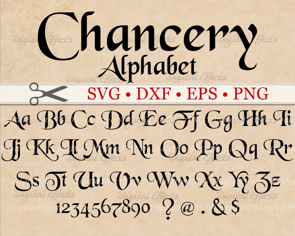 Gothic calligraphy small letters picture