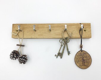 5 Hook Key Rack | Etsy