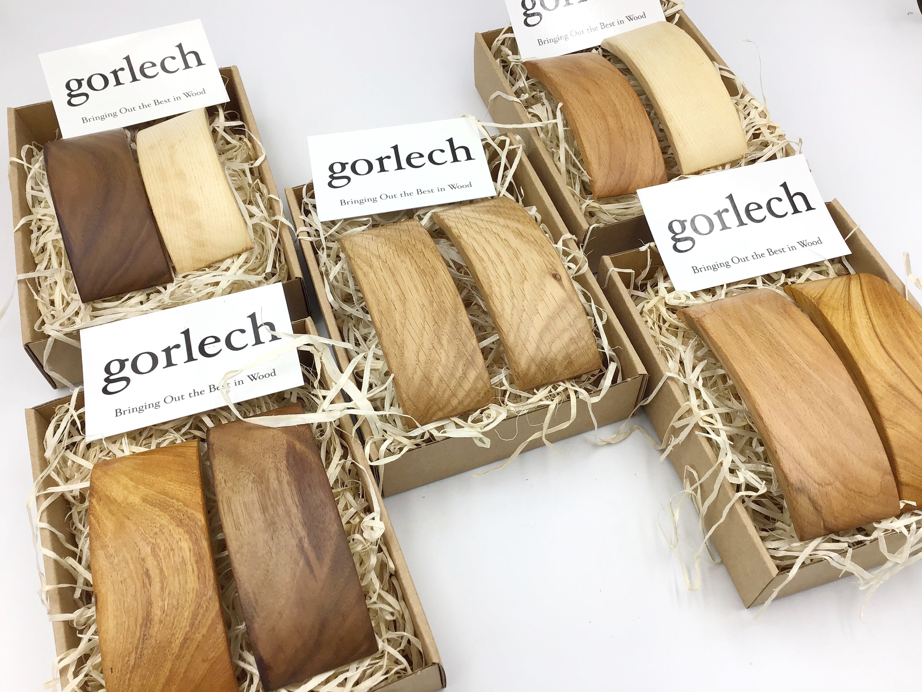 Extra Large Hair barrettes. Set of 2 gift boxed. Wood choice Etsy