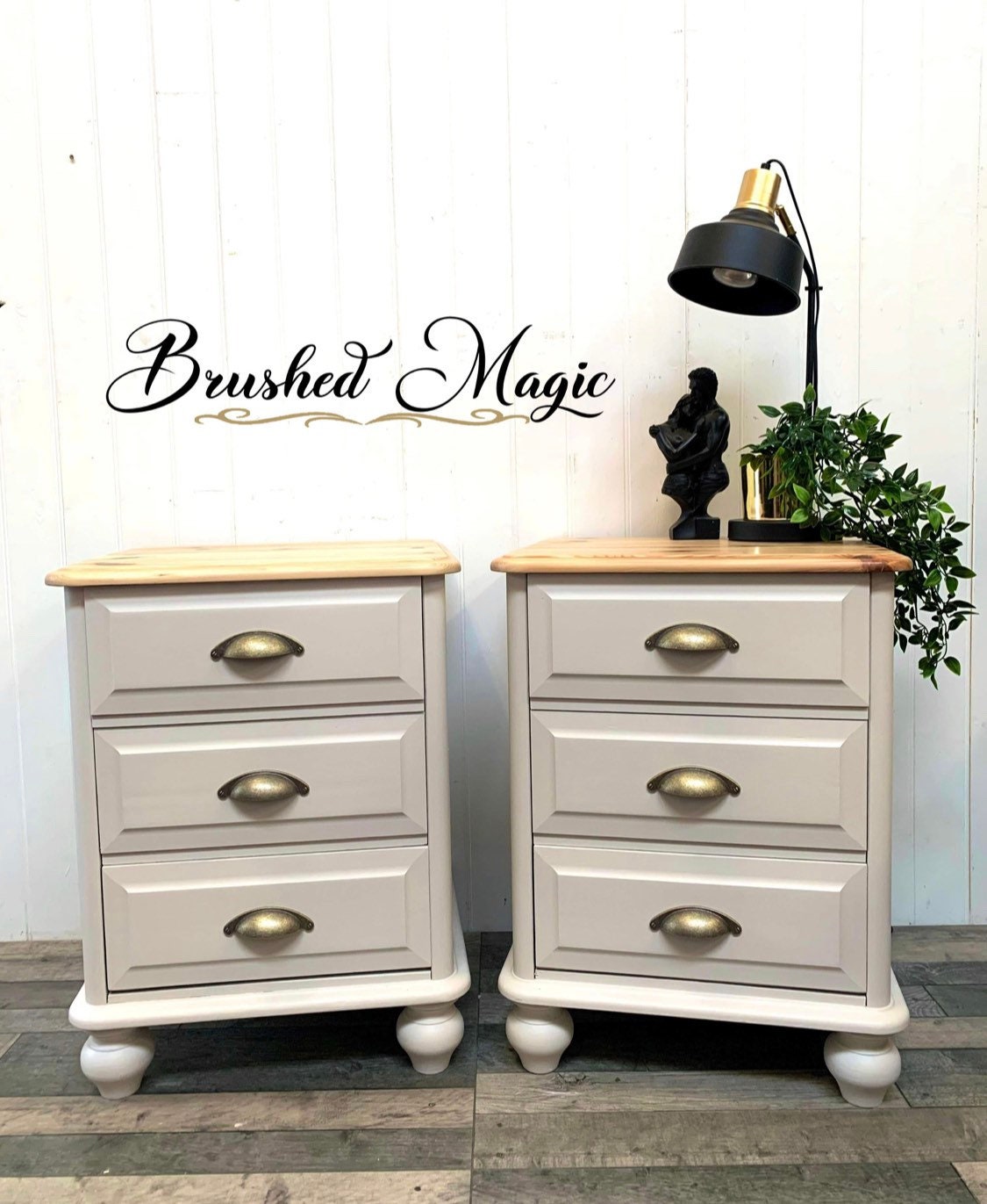 Pair of Heavy Duty Bedside Tables drawers Ready to Upcycle in Any Colour From Fusion Mineral Paint Etsy