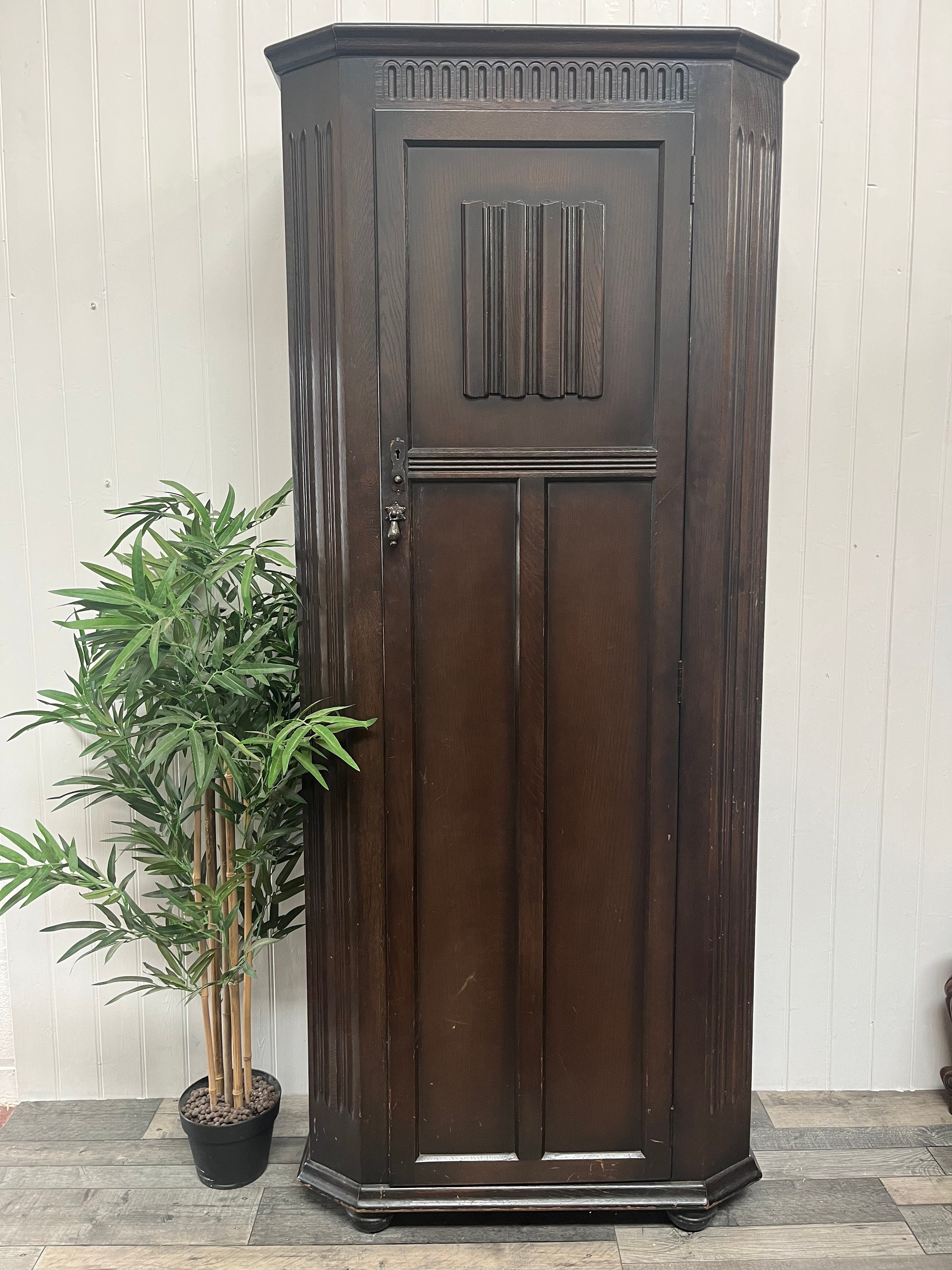 Antique single wardrobe discount