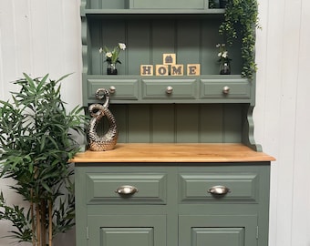 green emerald velvet dress Ducal Pine Welsh Dresser in Duck Egg Blue Green – Belton & Bumble main image 0