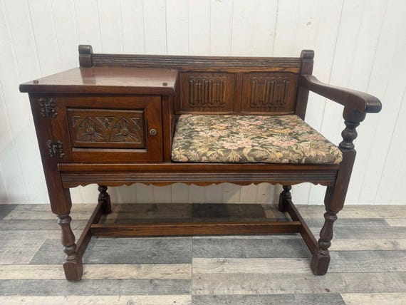 Hallway telephone bench discount